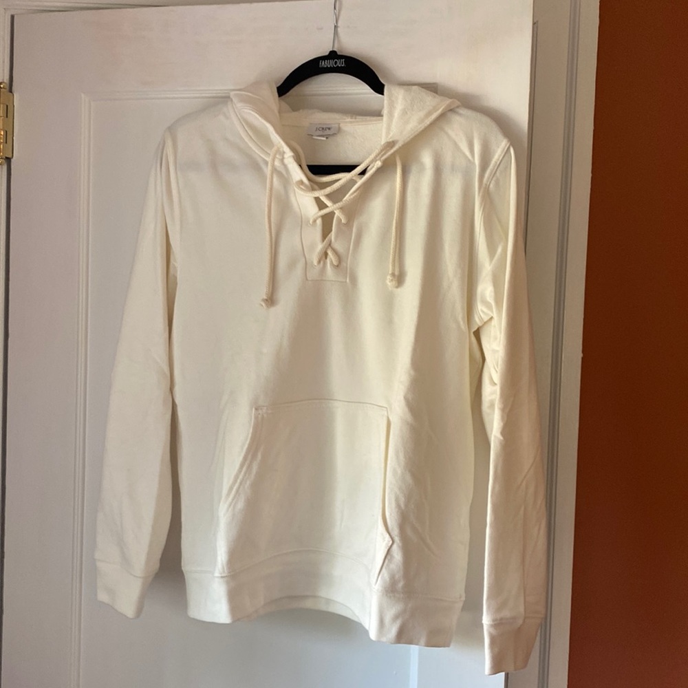 J. Crew Lightweight Lace Sweatshirt